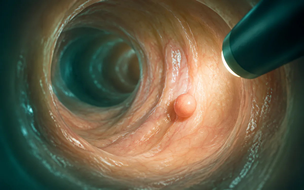 Illustration accompanying Bowel polyps
