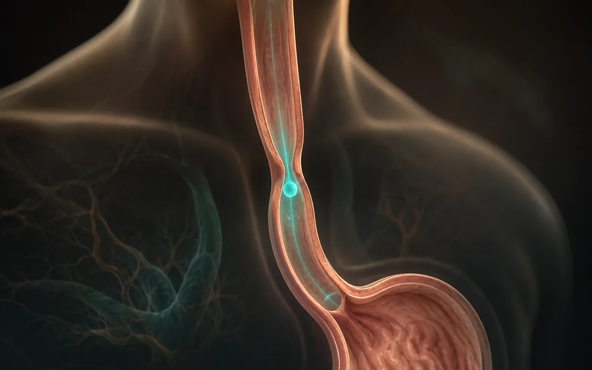 Illustration accompanying Difficulty swallowing